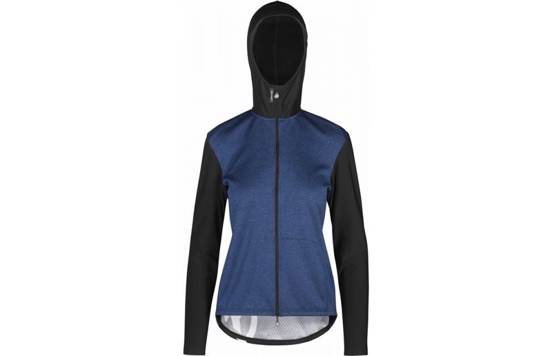 Assos Naisten pyöräilytakki Trail Kevät/Syksy Hoodie sininen