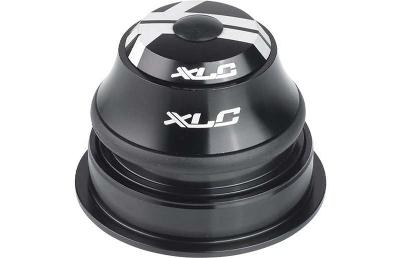 XLC Styrfittings HS-I07 (1 1/8 - 1 1/4") sort/hvid
