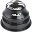 XLC Styrfittings HS-I07 (1 1/8 - 1 1/4") sort/hvid