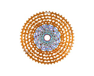 Kasetti KCNC MTB Cassette 12-vaihteinen XD 9-52T Orange