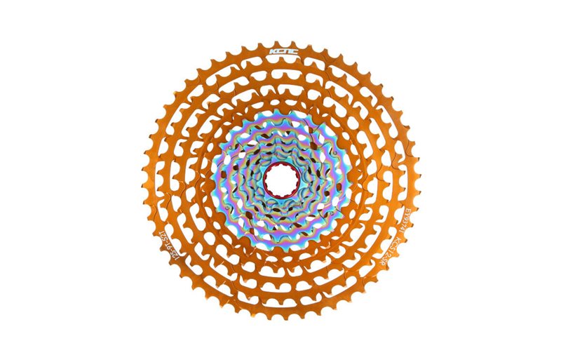 Kasetti KCNC MTB Cassette 12-vaihteinen XD 9-52T Orange
