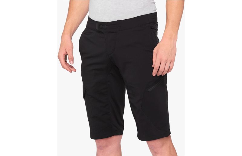 100% Pyöräilyshortsit Ridecamp Shorts Men musta