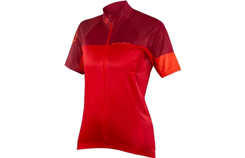 Endura Paita Hyperon ll Jersey Shortarm Naisten punainen