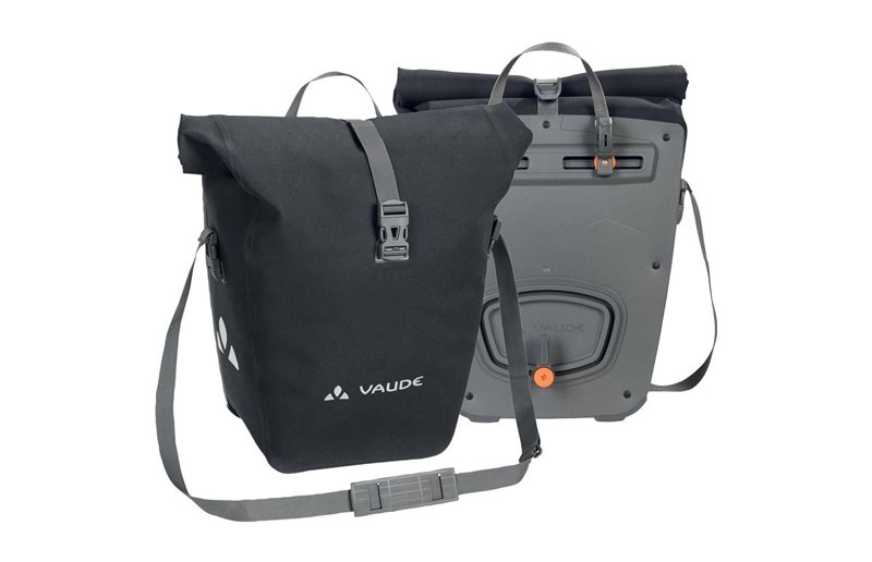 Pyöräilylaukku Vaude Aqua Back Deluxe Pair musta 48 L