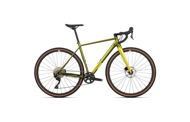 Gravel pyörä Superior X-ROAD Comp GR Gloss Olive/Lime Yellow