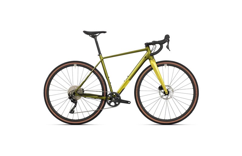 Superior Gravel Bike X-road Comp Gr Gloss Olive/Lime Yellow