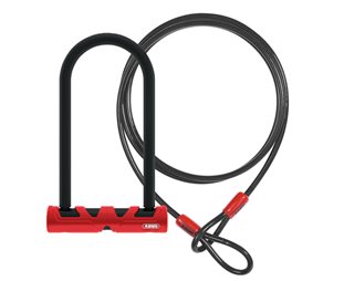 U-lukko ABUS Ultimate 420 230mm +USH kiinnike sis.Lukkovaijeri