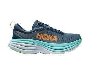 Hoka One One Löparskor Bondi 8 Wide Herr Real Teal/Shadow