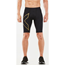 2XU Juoksuhousut Light Speed Compression Short Miesten Black/Gold Reflective