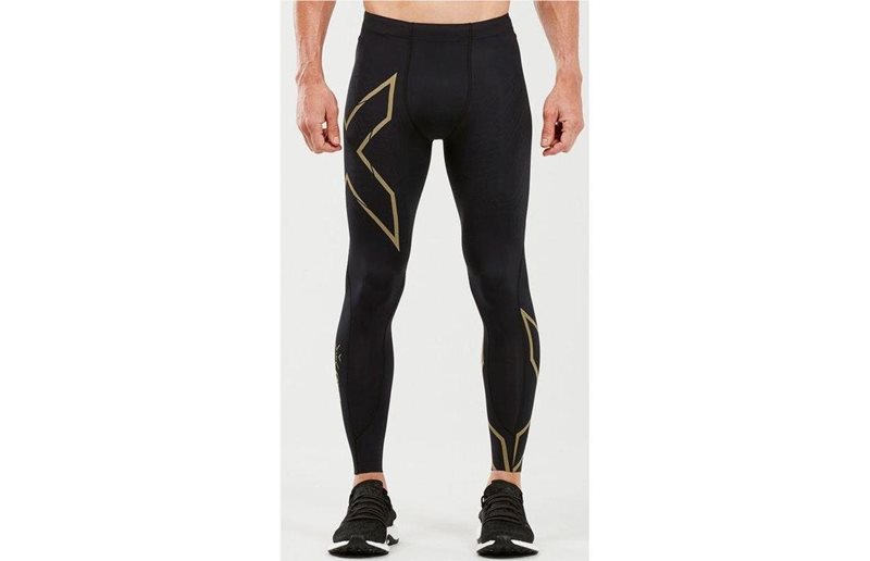 2XU Löparbyxor Light Speed Compression Tight Herr Black/Gold Reflective