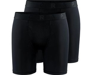 Craft Juoksu- ja alusvaatteet Core Dry Boxer 6-Inch 2-Pack Miehet Black