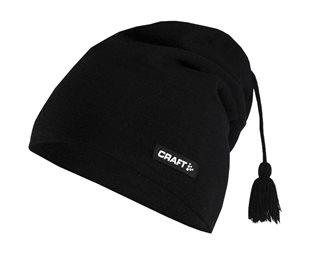 Craft Löparmössa Knitted Hat Promo Unisex Black