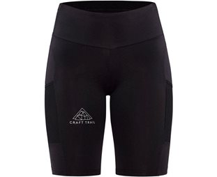 Craft Löparbyxor PRO Trail Short Tights Dam Black