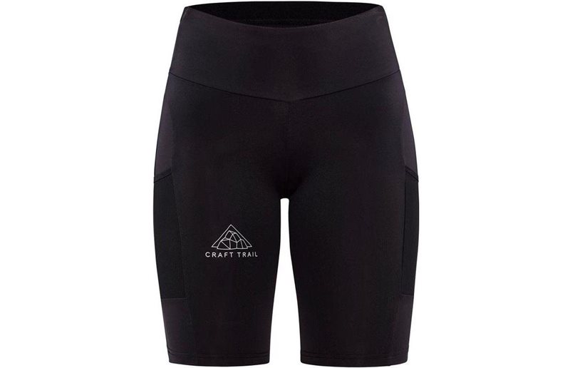 Craft Löparbyxor PRO Trail Short Tights Dam Black