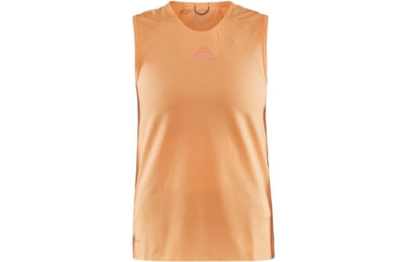 Craft Juoksupusero PRO Trail Singlet Naiset Peach