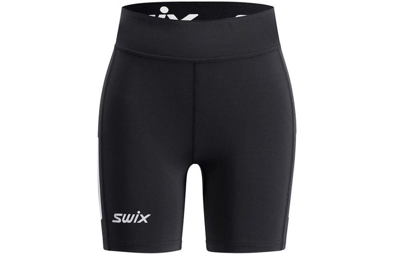 Swix Löparbyxor Pace High Waist Half Tights Dam Black