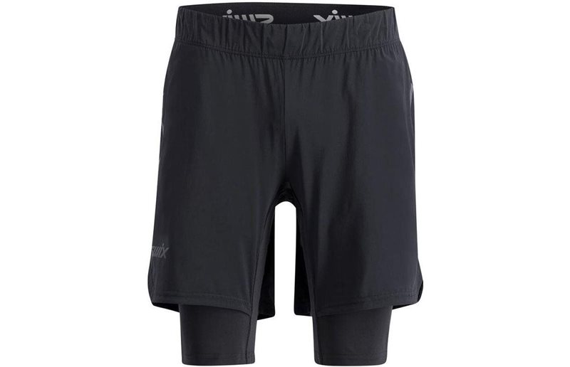 Swix Löparbyxor Pace Hybrid Shorts Herr Black