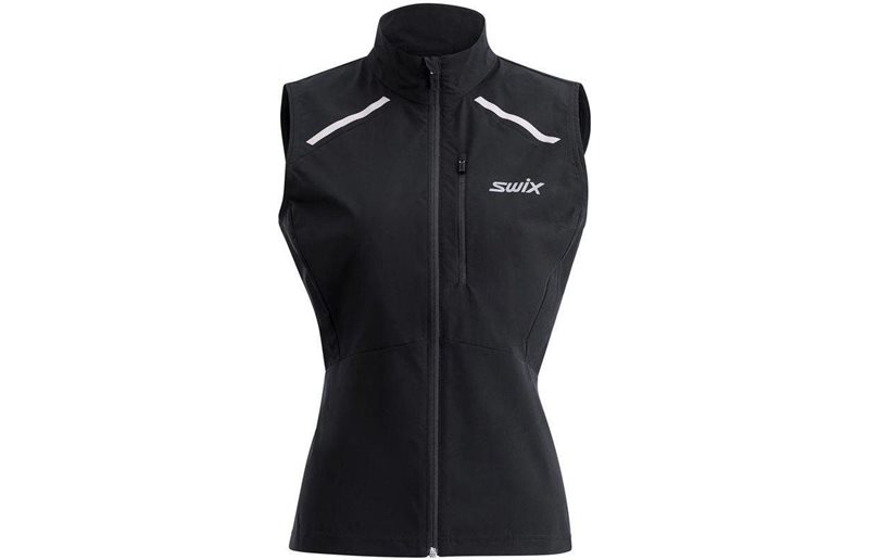 Swix Löparväst Pace Wind Vest Dam Black