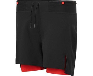 USWE Löparbyxor Puls Trail Running Combo Shorts Dam Black