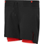 USWE Löparbyxor Puls Trail Running Combo Shorts Dam Black