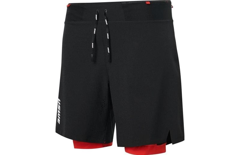 USWE Löparbyxor Puls Trail Running Combo Shorts Herr Black