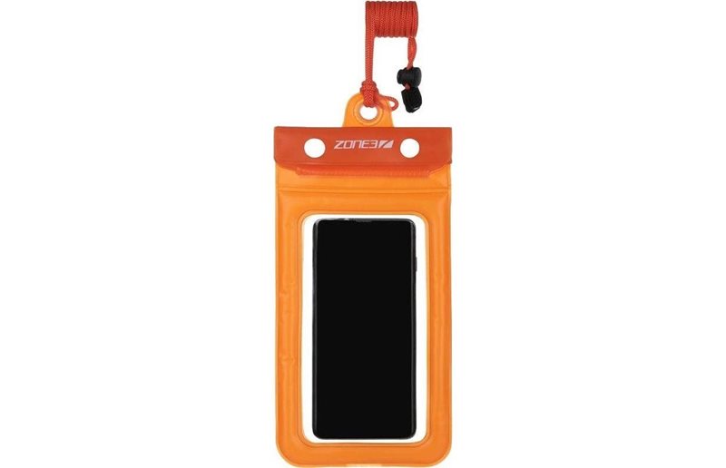 Zone3 Waterproof Phone Pouch Unisex Transparent/Orange