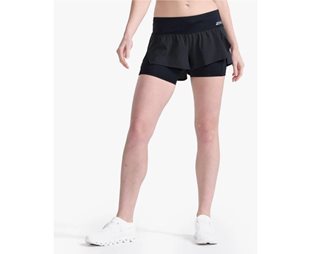 2XU Aero 2in1 4 inch Shorts dam