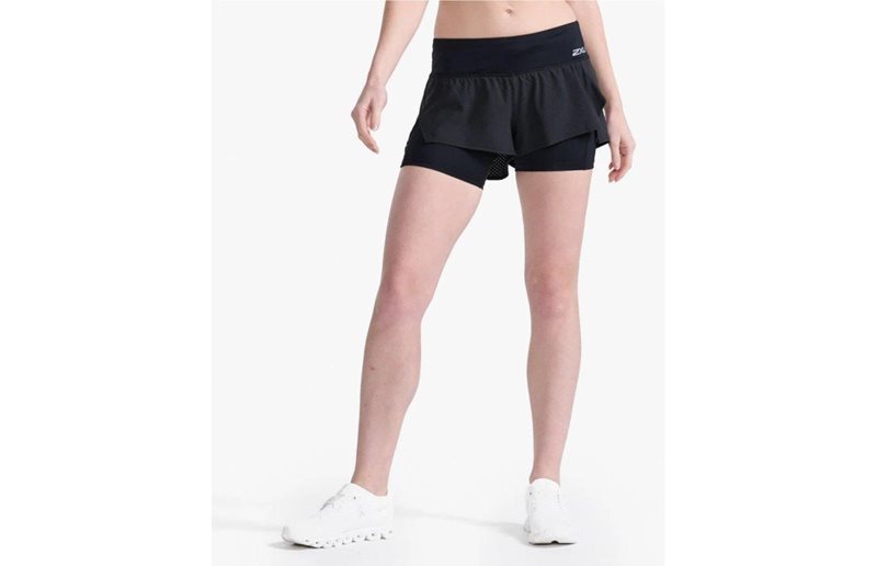 2XU Naisten juoksushortsit Aero 2in1 4-inch Shorts W