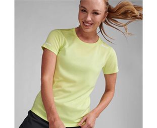 2XU Aero Tee W Limelight/White Reflective