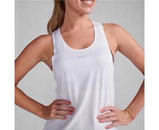 2XU Juoksutoppi Light Speed Tech Singlet W White/Silver Reflective