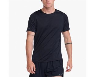 2XU Light Speed Tech Tee herr Black/ Black Reflective