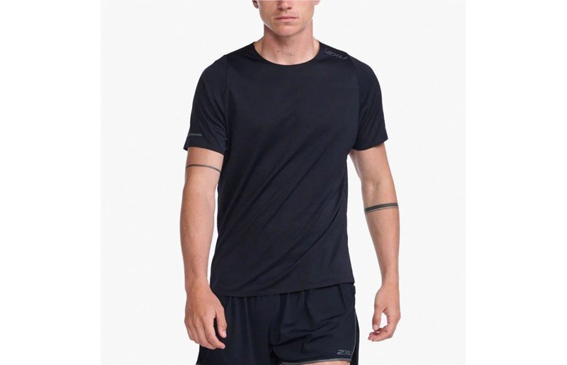2XU Treenipaita Light Speed Tech Tee M Black/ Black Reflective