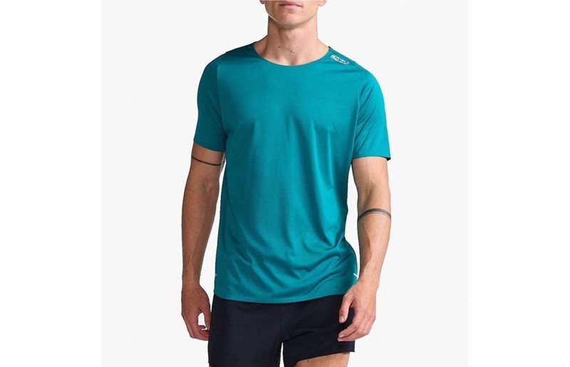 2XU Light Speed Tech Tee herr Seaport/Black Reflective