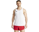 adidas Adizero E Singlet herr White