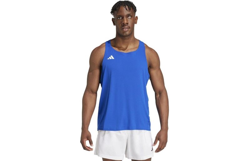 Adidas Hihaton juoksupaita Adizero E Singlet M Royblu