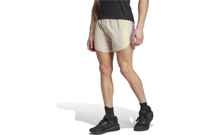 Adidas Juoksushortsit Own The Run 3-Stripe 5" Shorts M Wonbei/Pullim