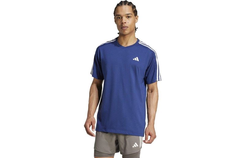adidas Own The Run E 3S T-shirt herr Dkblue