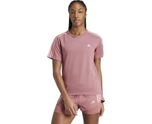 Adidas Naisten juoksupaita Own The Run E 3-Stripes T-shirt W Precri