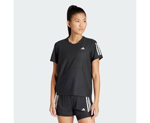 adidas Own The Run Running T-shirt dam Black