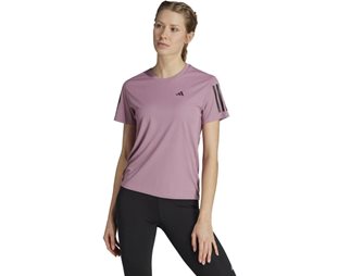 Adidas Naisten juoksupaita Own The Run Short Sleeve Tee W Purple