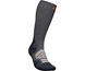 Bauerfeind Outdoor Merino Compression Socks High Cut Lava Grey