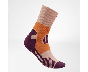 Bauerfeind Trail Run Compression Socks Mid Cut herr Sunrise Peach