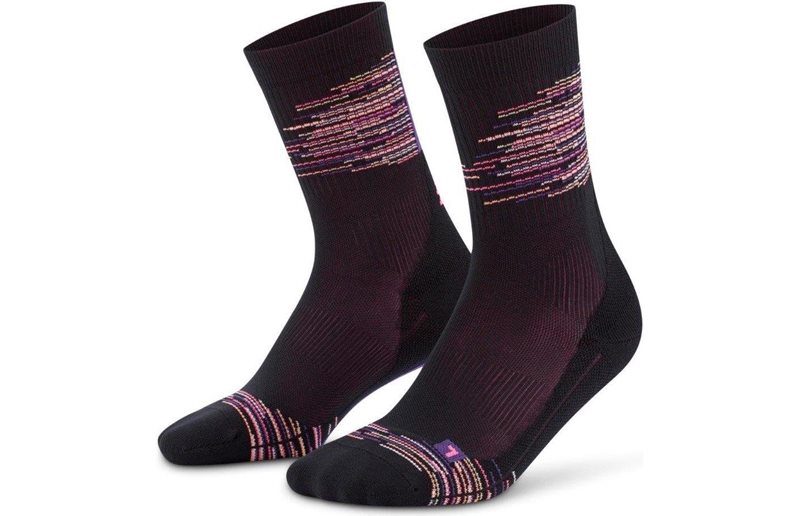 CEP Paris Vibes 80's Mid Cut Sock W Black/Purple