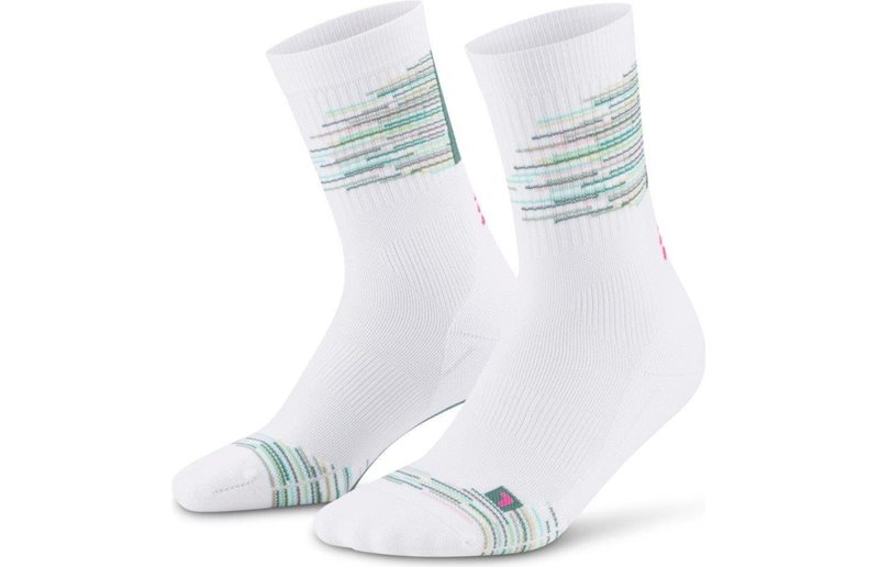 CEP Paris Vibes 80's Mid Cut Sock M White/Green