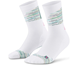 CEP Paris Vibes 80's Mid Cut Sock M White/Green