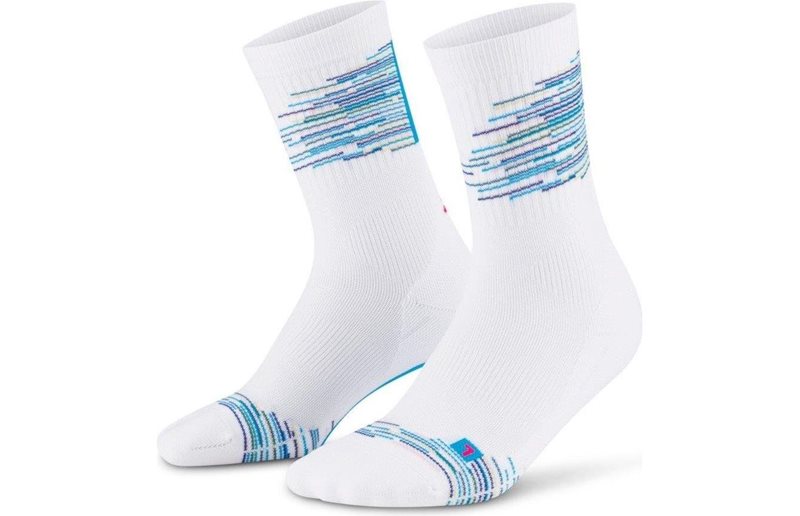 CEP Paris Vibes 80's Mid Cut Sock M White/Blue