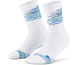 CEP Paris Vibes 80's Mid Cut Sock M White/Blue