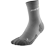 CEP Ultralight Compression Mid Cut Socks M Grey/Lime