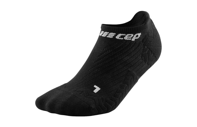CEP Ultralight Compression No Show Socks W Black
