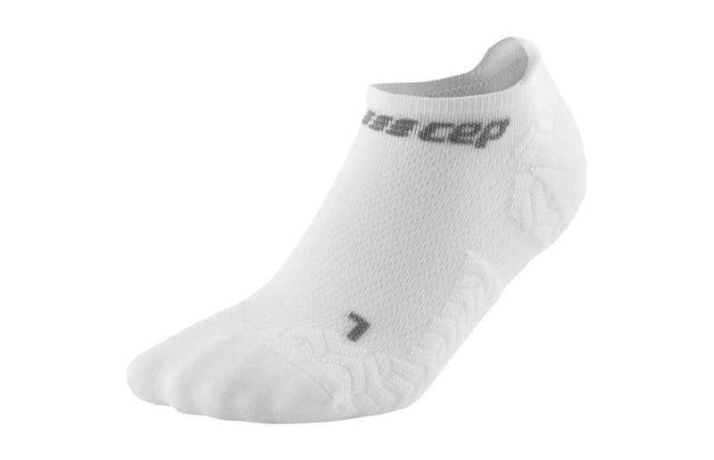 CEP Ultralight Compression No Show Socks W White